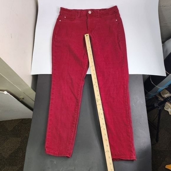 Jordache Super Skinny Jeans Burgundy Women's Size 12 - Picture 8 of 11